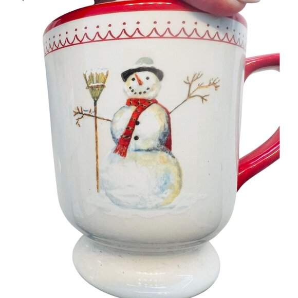 Williams Sonoma Marc Lacaze Icon 2010 Mugs Christmas Discontinued Set of 4 - Picture 6 of 10